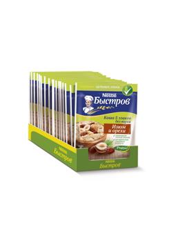 Каша Быстров пять злаков, изюм, орехи 17шт*40г