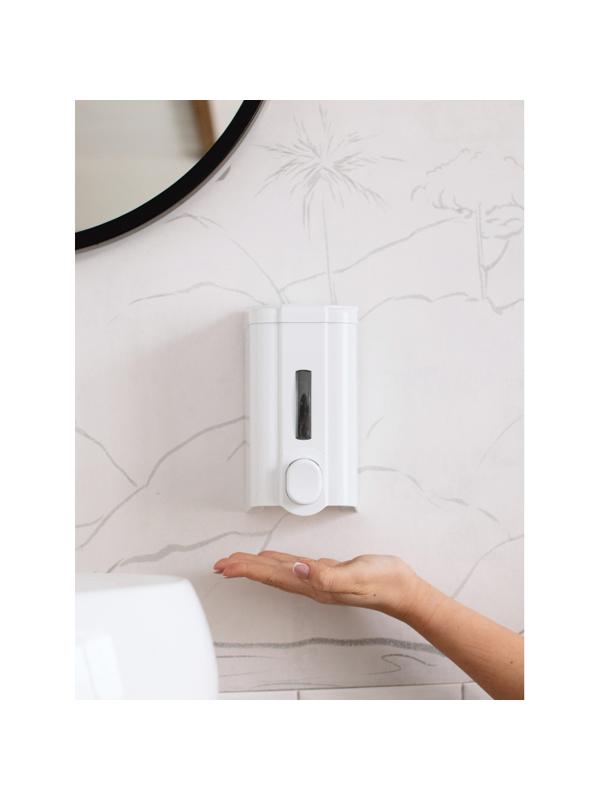 Дозатор для жидкого мыла Luscan Professional 1000мл белый пластик