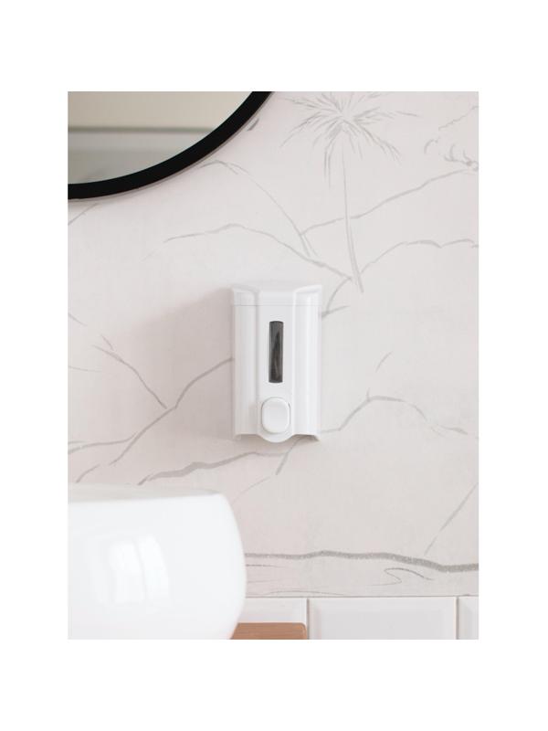 Дозатор для жидкого мыла Luscan Professional 500мл белый пластик