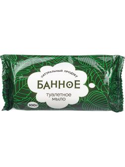 Мыло туалетное твёрдое  Банное  100 гр. РМЗ