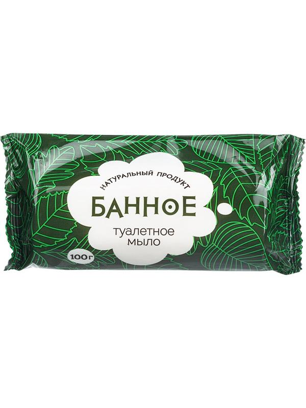 Мыло туалетное твёрдое  Банное  100 гр. РМЗ