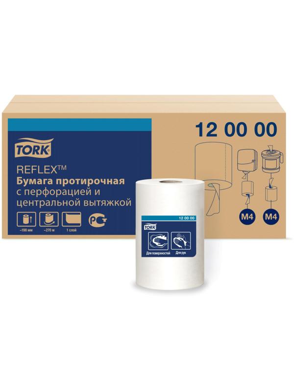 Бумага протирочная д/держ.Tork М4 с ЦВ 1сл.771л/рул. 6рул/уп 120000