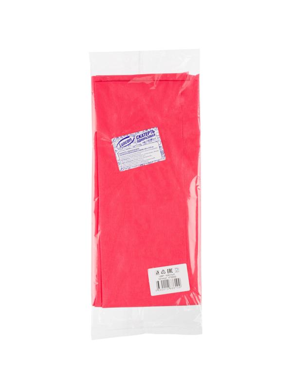 Скатерть одноразовая Luscan, 110х140см, красная