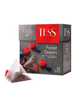Чай TESS FOREST DREAM черный пирамидки 20шт