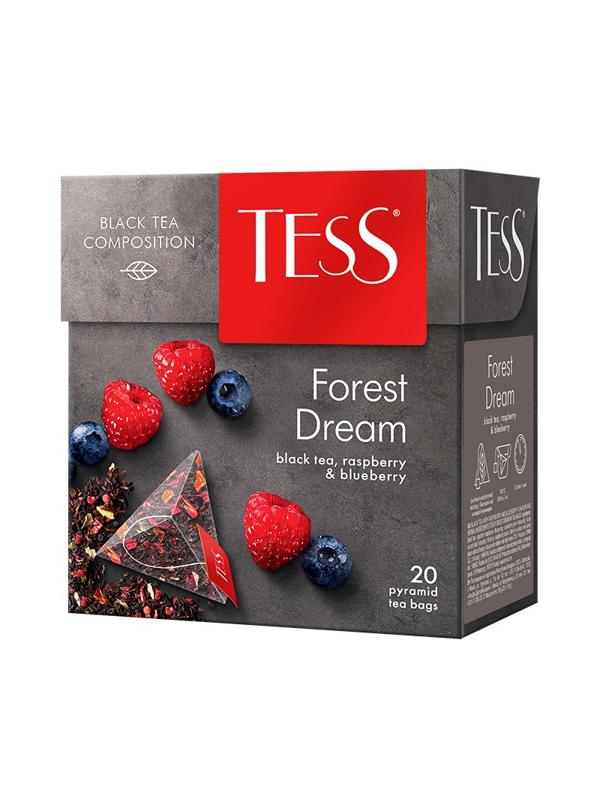 Чай TESS FOREST DREAM черный пирамидки 20шт