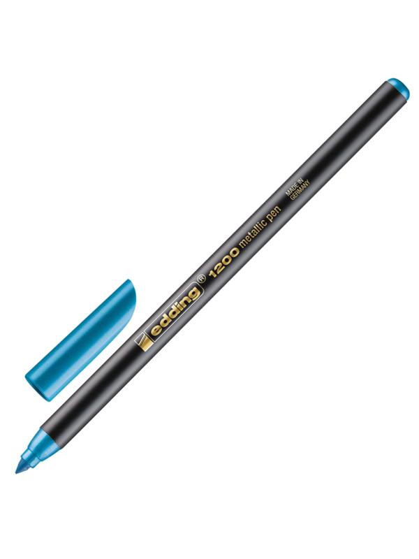 Фломастер 6цв,металлик,мет короб,Edding,1200/6