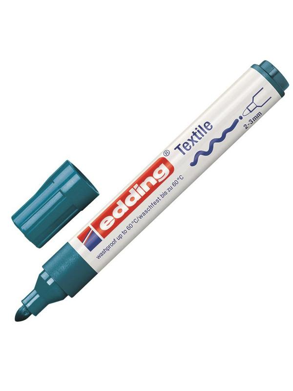 Маркер для текстиля Edding E-4500, темно синий_033
