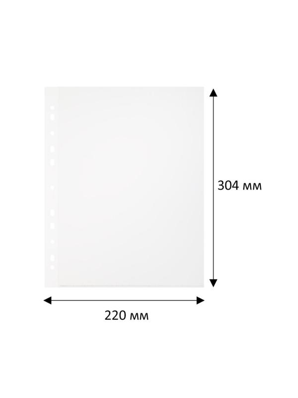 Файл-вкладыш уголок с перфорацией А4 Attache,180 мкм,10 шт./уп