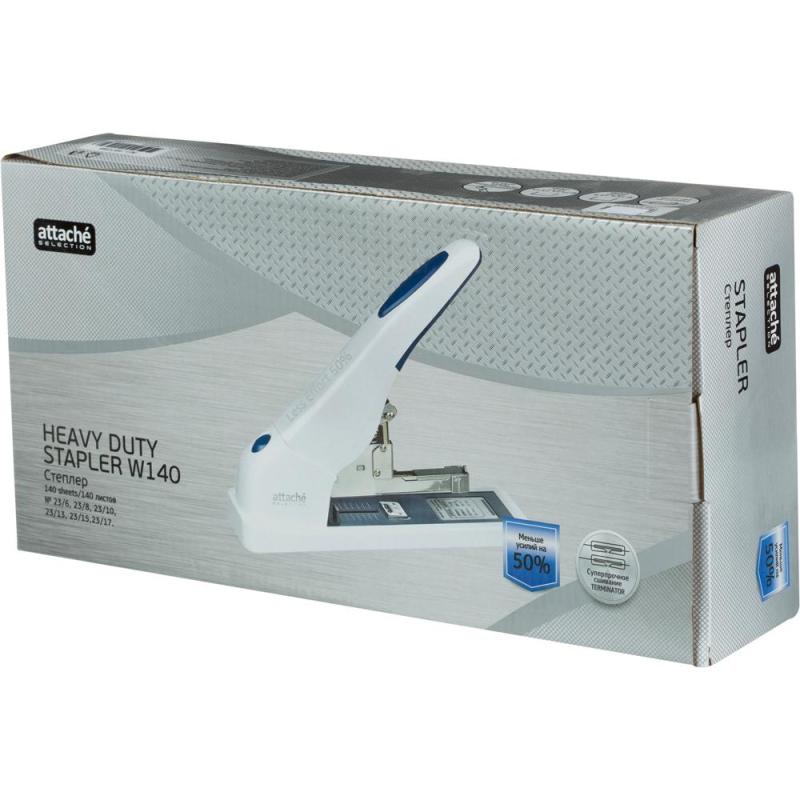 Степлер Attache Selection Terminator(23/10-23/17)до140л,мощн,энергосб,белый