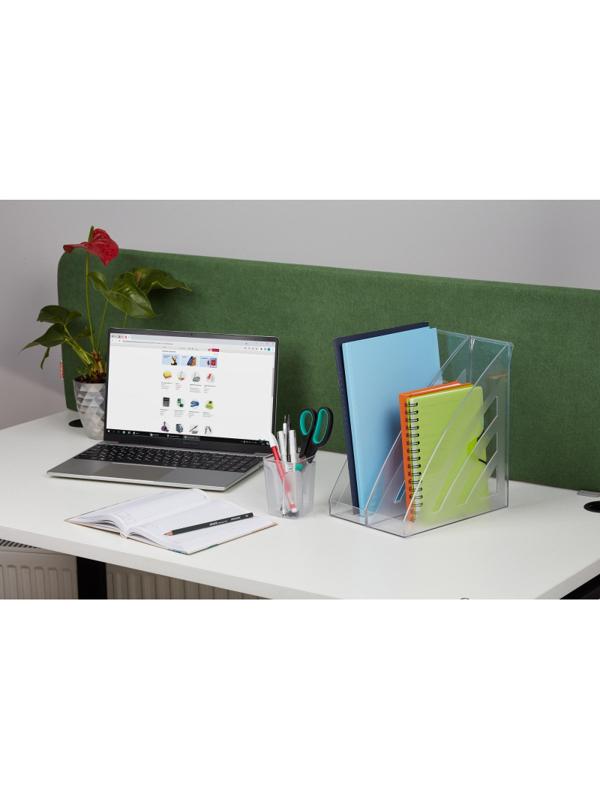 Подставка-стакан Attache City, прозр.белый