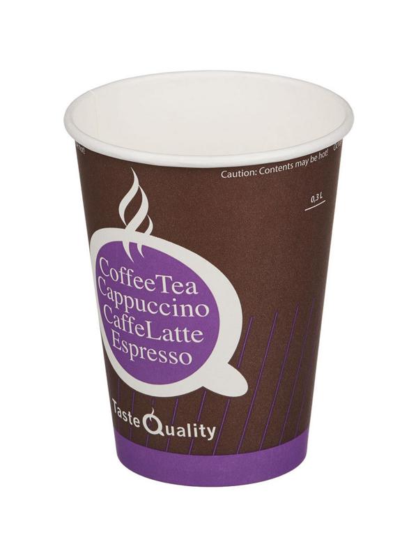 Стакан одноразовый бум однослойный d-90мм 300мл TasteQuality 50шт/уп