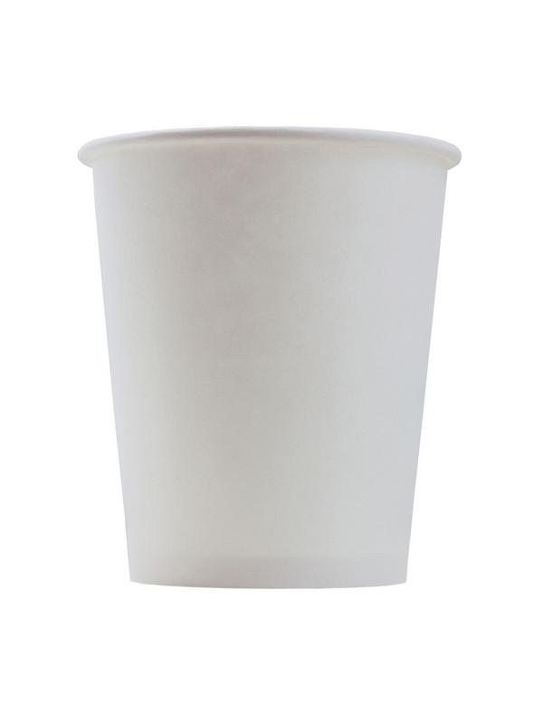 Стакан одноразовый бум однослойный d-70мм 140/165мл белый 100шт/уп