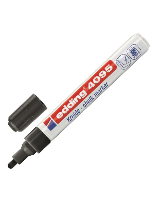 Маркер меловой Edding E-4095 chalk marker чёрный_001