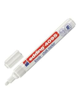 Маркер меловой Edding E-4095 chalk marker белый_049