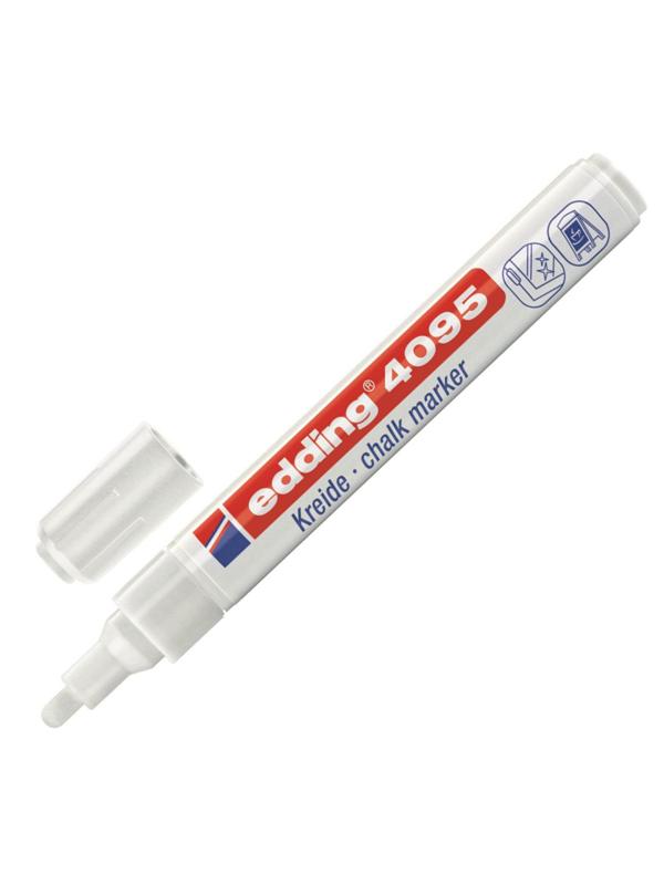 Маркер меловой Edding E-4095 chalk marker белый_049