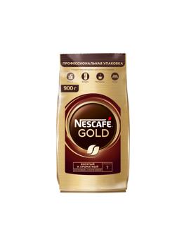 Кофе Nescafe Gold раств.субл.900г пакет
