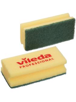 Губки абразивная Vileda средней жесткости, 7,10шт. 101404
