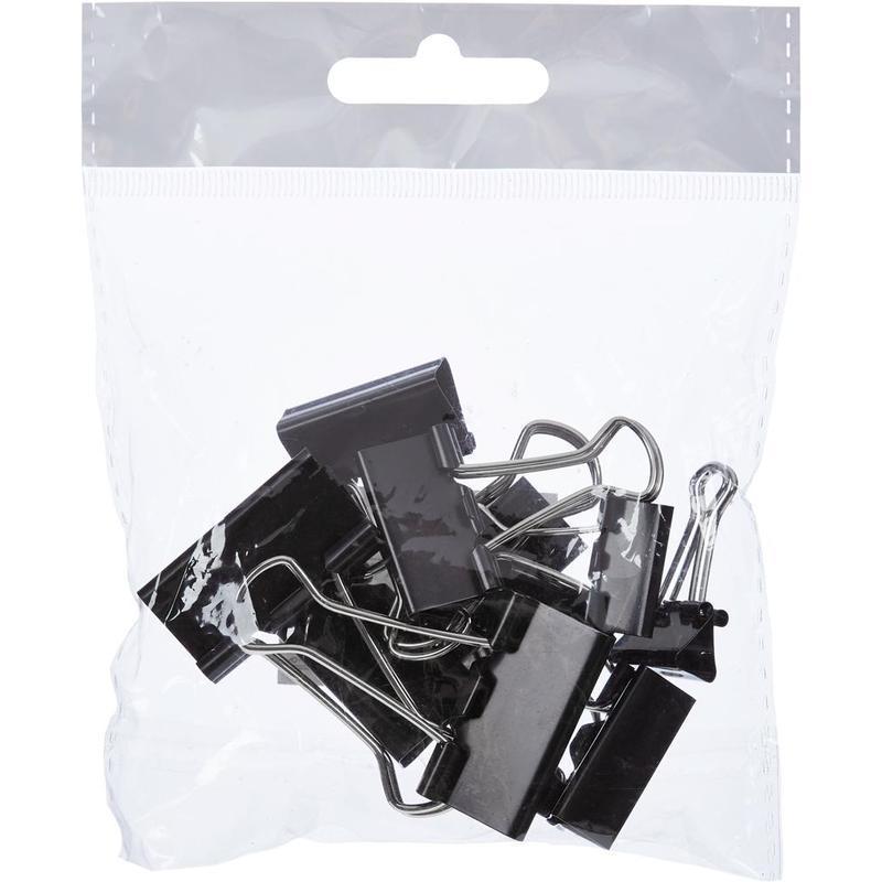 Зажимы для бумаг ассорти (19мм,25мм,32мм), 10шт/уп Attache, европодвес