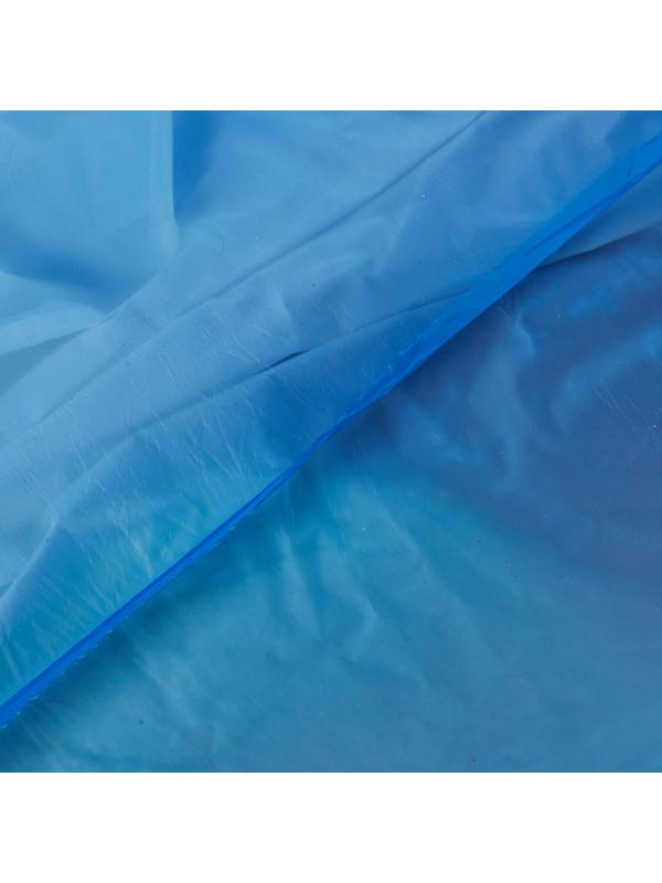 Мешки для мусора ПНД 35л 12мкм 15шт/уп синие Bioразл 50х60см Комус с завяз