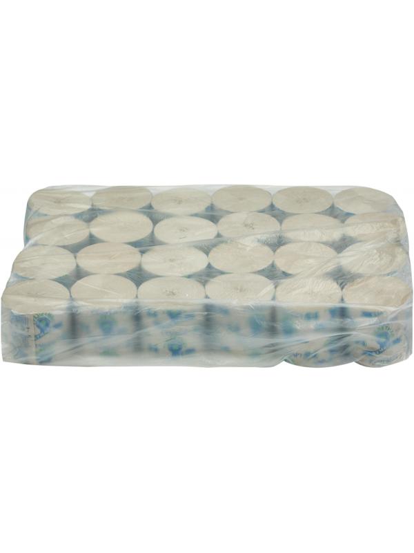 Бумага туалетная 1-сл.ОСТРОВСКАЯ б/втулки сер 54м,24рул/уп