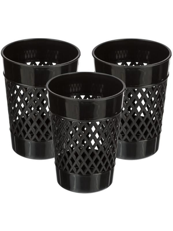 Подставка-стакан для ручек  Attache эконом  3шт/уп черный