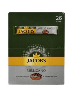 Кофе JACOBS MILLICANO растворимый 26штx1,8г