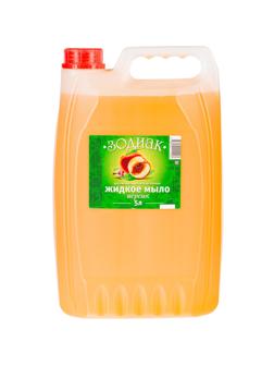 Мыло жидкое ЗОДИАК Персик 5л прозрачное