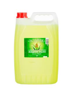 Мыло жидкое ЗОДИАК 5л Алоэ-Вера Антибактериальное