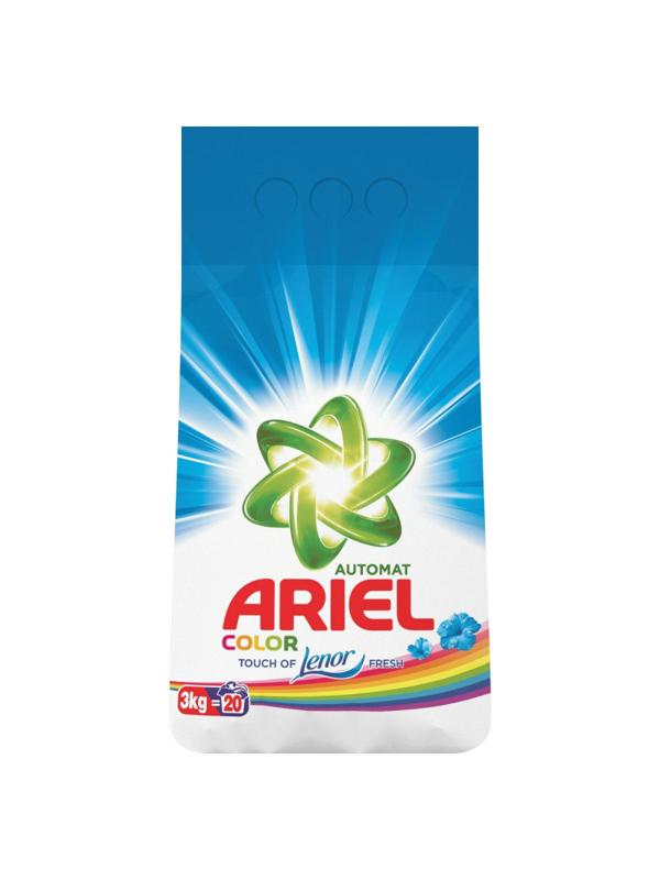 Порошок стиральный Ariel Аква Пудра Color автомат 3кг д/цветного белья