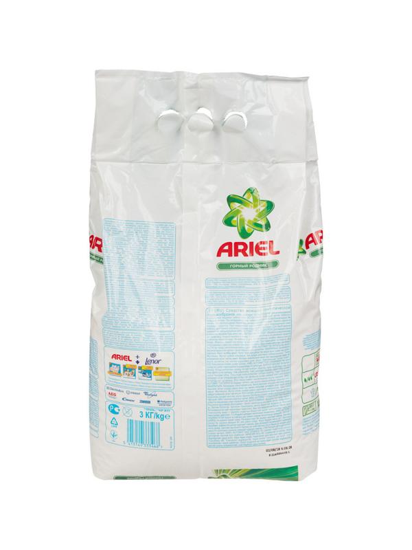 Порошок стиральный Ariel Аква Пудра Горный родник автом 3кг д/бел бел