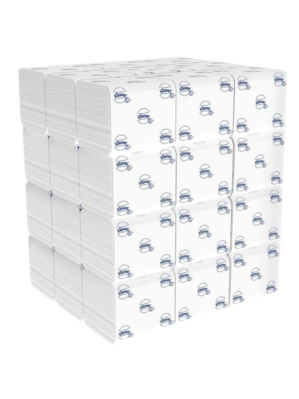 Бумага туалетная листовая д/дисп KK Kleenex 2сл бел 200лист 36 пач. 8408