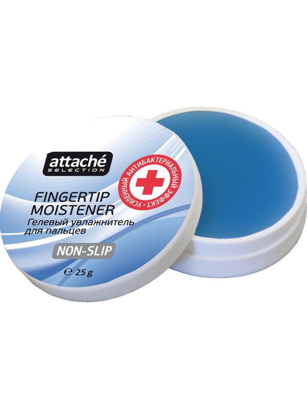 Подушка для смачивания пальцев гелевая Attache Selection усил. антибакт. эф