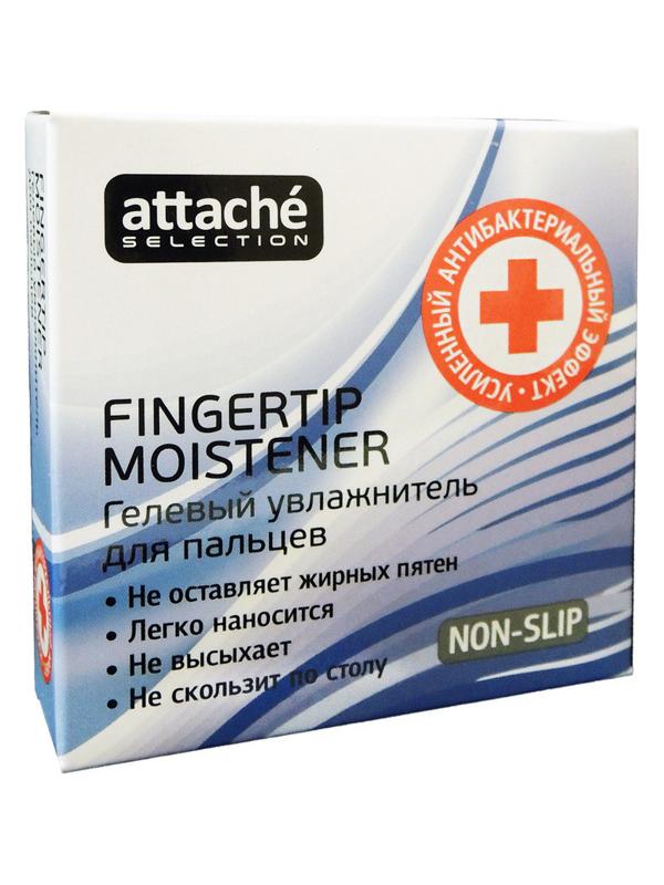 Подушка для смачивания пальцев гелевая Attache Selection усил. антибакт. эф