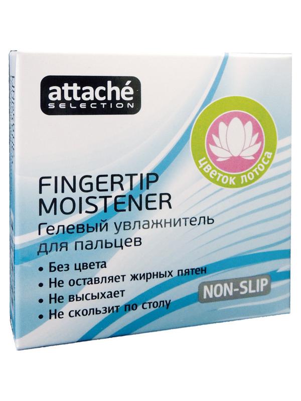 Подушка для смачивания пальцев гелевая Attache Selection Цветок Лотоса, 25г