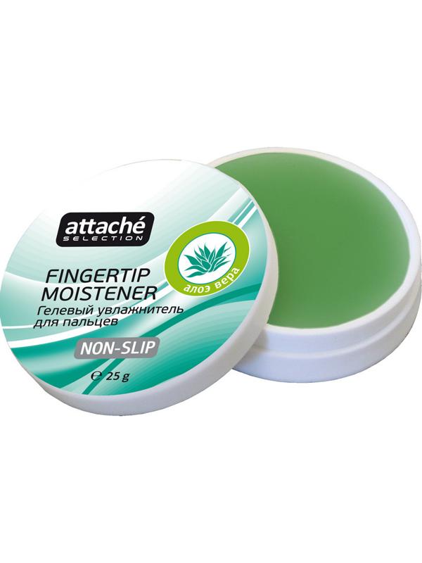 Подушка для смачивания пальцев гелевая гелевая Attache Selection Алоэ Вера,