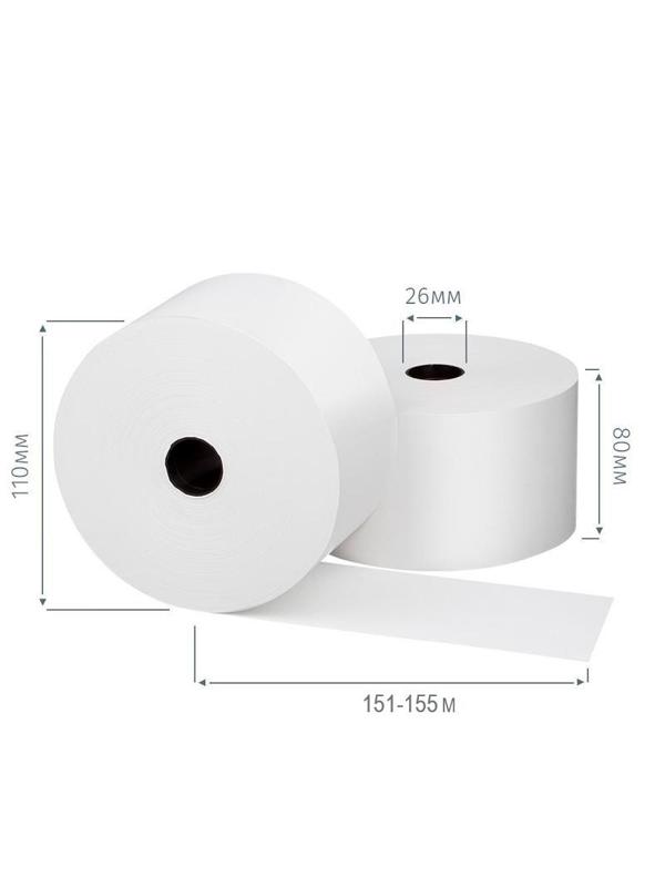 Ролики для касс Promega 80мм(диам.110,вт.26,из т/б,внутр.сл)2шт/уп