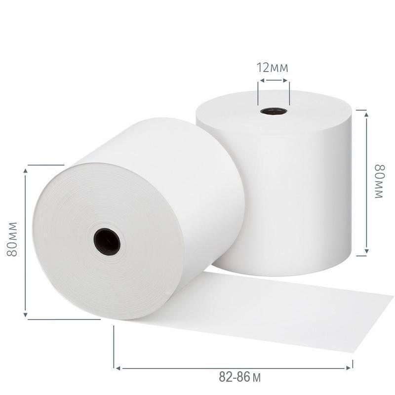 Ролики для касс Promega  80мм (диам.80,вт.12,из т/б) 8шт/уп 5уп/кор