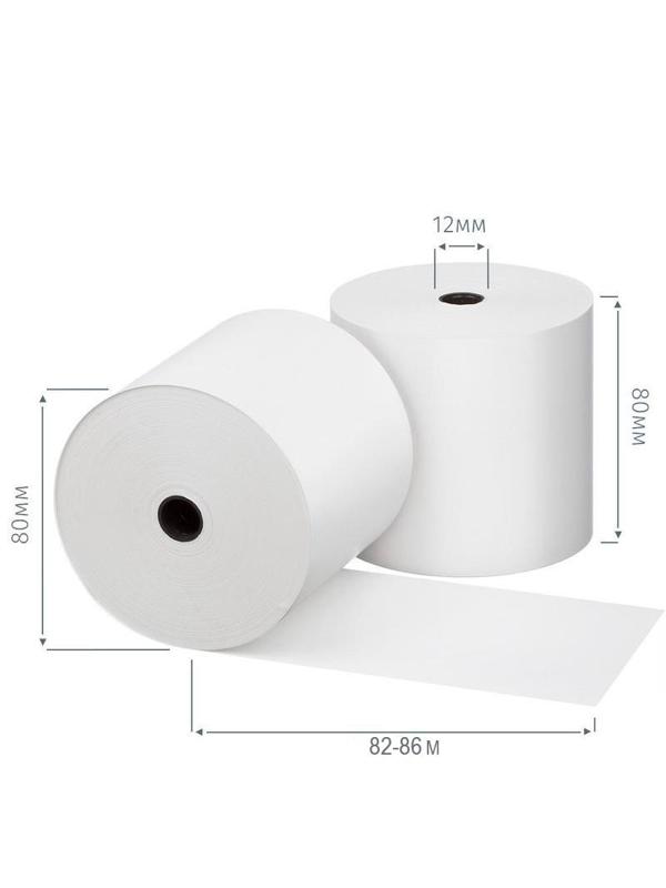 Ролики для касс Promega  80мм (диам.80,вт.12,из т/б) 8шт/уп 5уп/кор