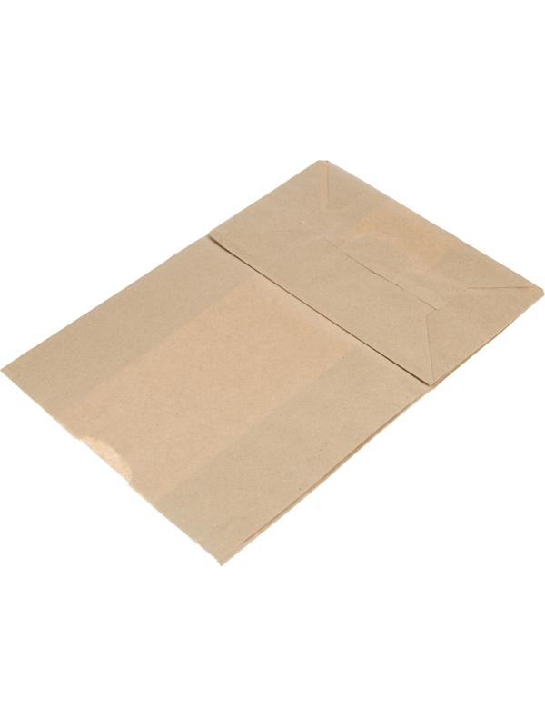 Пакет бумажный 216х121х305 мм, 50гр/м2, крафт,  с прямоуг.дном, 1000 шт/уп