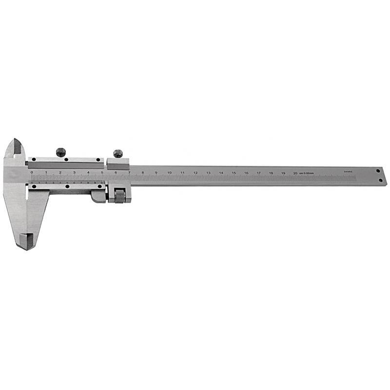 Штангенциркуль 200 мм, 0,02 мм, металлический, с глубиномером (316325)