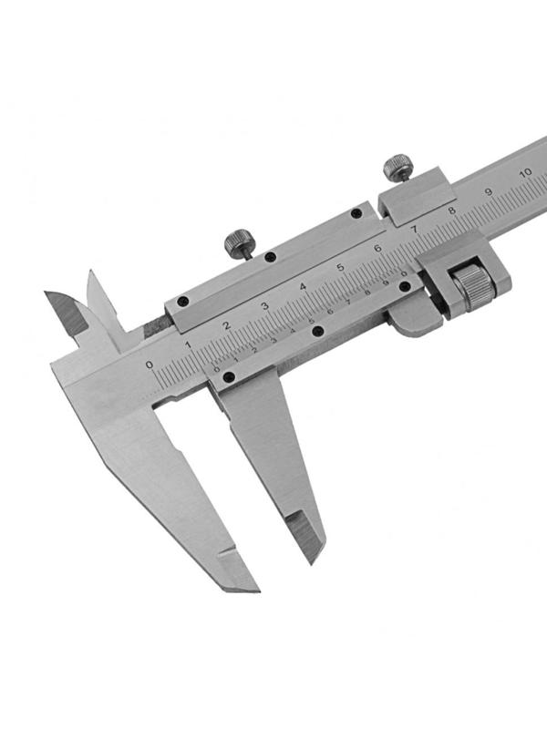 Штангенциркуль 200 мм, 0,02 мм, металлический, с глубиномером (316325)