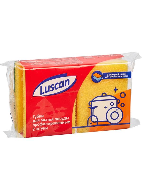 Губки для посуды Luscan 90х70х38 мм 2 шт/уп