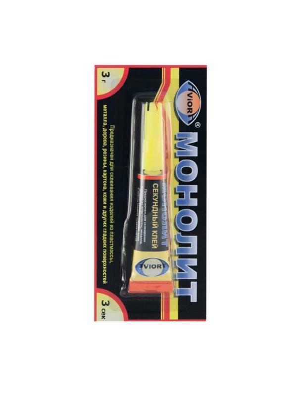 Клей универсальный МОНОЛИТ Супер универсальный 3 г (403- 001)