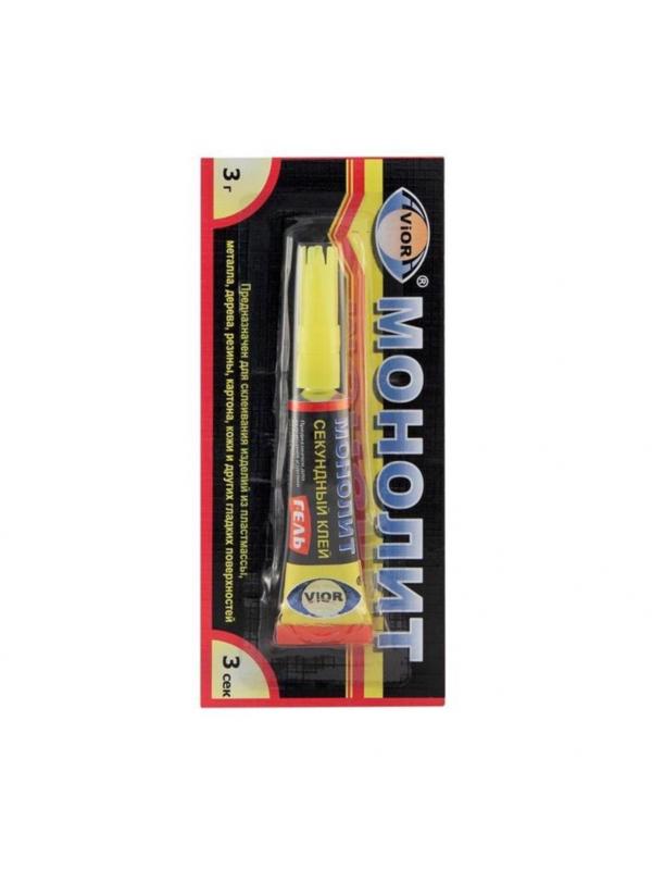 Клей МОНОЛИТ Супер Гель 3 г(403-202)