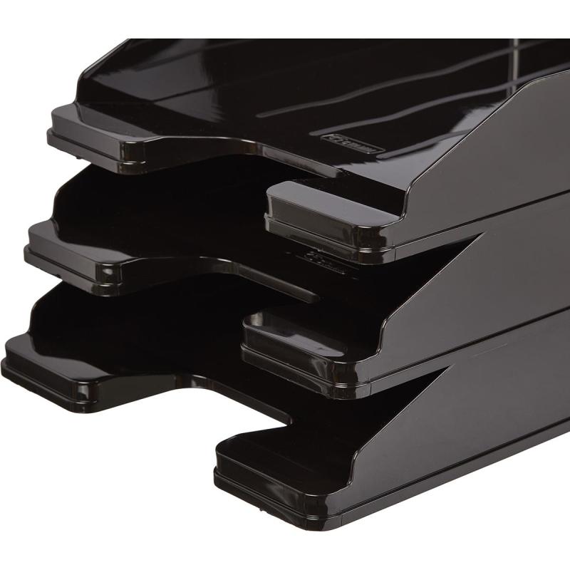 Лоток горизонтальный Attache Economy черный, ОФ 444