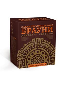 Сахар кусковой Брауни Demerara тростниковый 500 г
