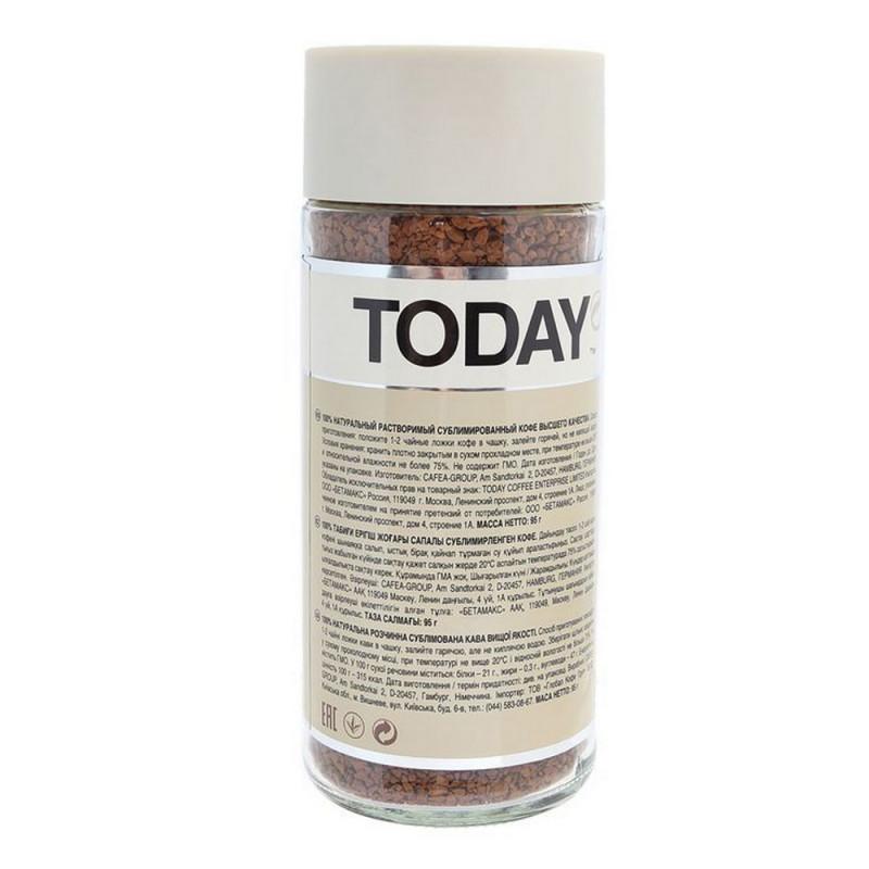 Кофе растворимый TODAY Pure Arabica 95г