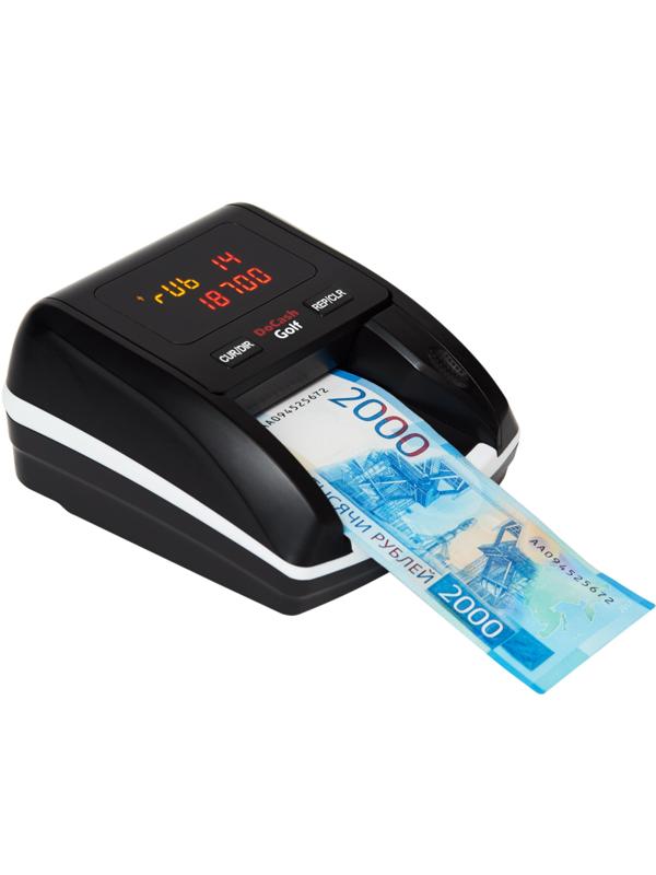 Детектор банкнот (валют) DoCash Golf, автоматический,с аккумулятором,руб