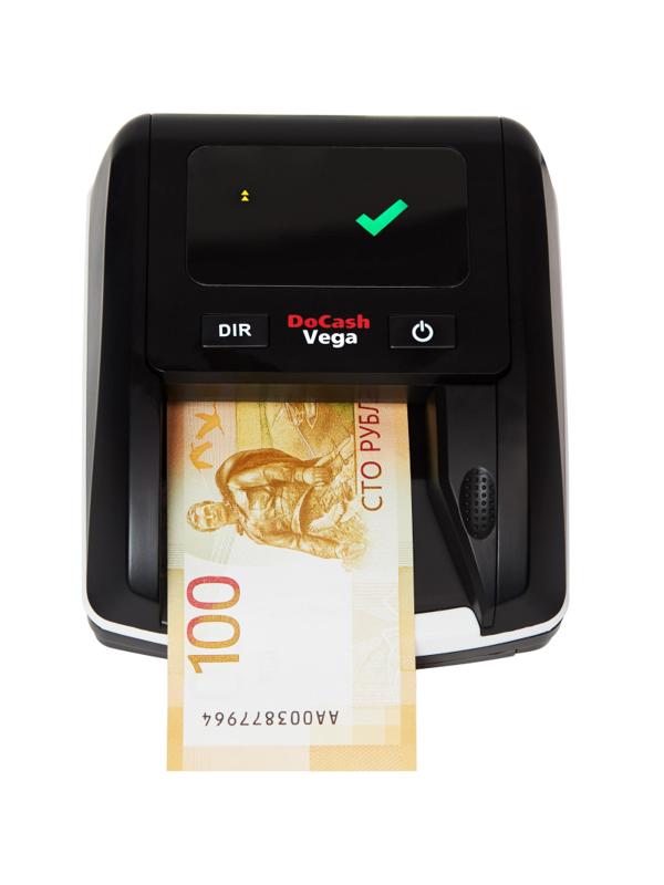 Детектор банкнот (валют) DoCash Vega, автоматический,с аккумулятором,руб
