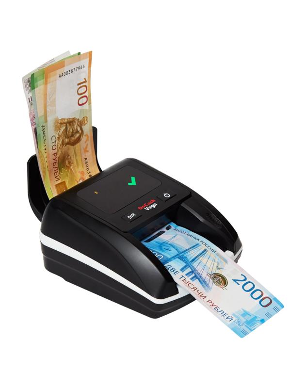 Детектор банкнот (валют) DoCash Vega, автоматический,с аккумулятором,руб